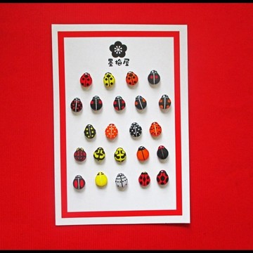 【可選胸針小品】瓢蟲 A