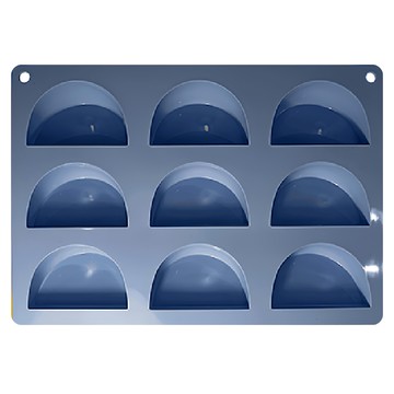 AHA 一法 8cm生乳包內餡模 [278x196x30mm]  藍色  1個