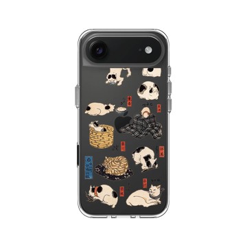iPhone Air Clear Case（相機按鈕） 透明 - Turning Japanese / 東方物語 - 浮生若貓2