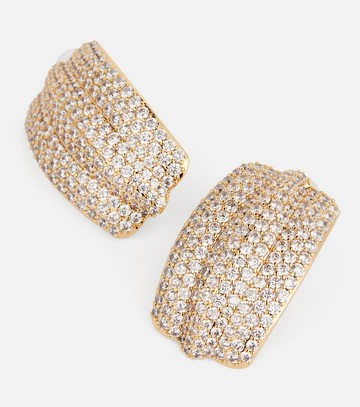 Self-Portrait Crystal-embellished earrings