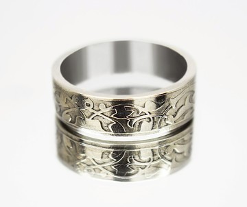 約旦硬幣戒指 1/2 第納爾 2000-2012 男士硬幣戒指 女士硬幣戒指