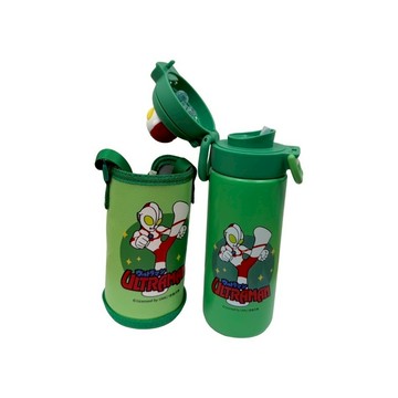 超人力霸奧特曼系列雙飲保溫杯 500ML 附背套【5ip8】PC022001