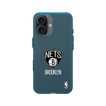 iPhone 17 Clear (相機按鈕) 夜幕藍 - NBA - Logo-布魯克林籃網 Brooklyn Nets - Light