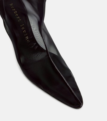 Herbert Levine Drawing A Blank 85 mesh knee-high boots