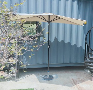 9尺半邊傘/手搖傘/鐵傘/海攤傘/遮陽傘/太陽傘/庭院傘/中柱傘/攤販傘/咖啡市集擺攤傘雪之屋