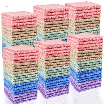 20pcs Ultra Soft Absorbent Washcloths Quick Dry Gentle毛巾