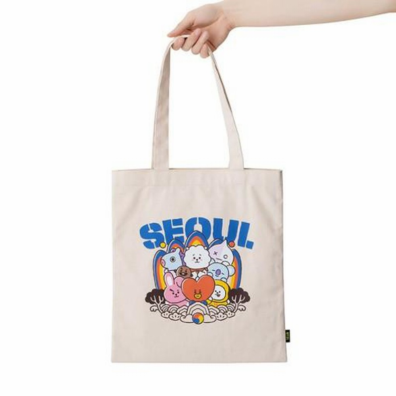 BT21公式グッズ＝［バンタン］［BTS］シティエディション エコバッグ《SEOUL》［防弾少年団］［可愛い］韓国雑貨 | LINEブランドカタログ