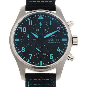IWC 萬國錶 PILOTS 飛行員系列鈦合金綠(IW388108)x41mm