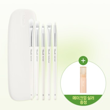 Fillimilli Eye Brush Pro Collection (5 Types) Set (+Makeup Sealer)