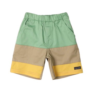 akachan honpo - 色塊褲-黃綠色