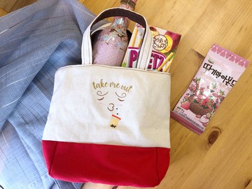 *帶我出門*雙杯提袋/飲料袋- 珍珠奶茶 紅色