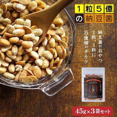 丸大豆乾燥納豆 135g（45g×3袋） 無添加 国産大豆 フリーズドライ納豆 子供おやつ 犬猫おやつ 納豆菌生活 災害時の備蓄納豆