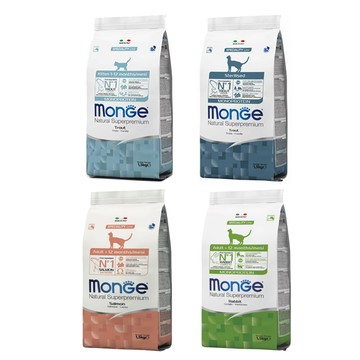毛豆寵物瑪恩吉 monge 天然全能系列 貓飼料 1.5kg