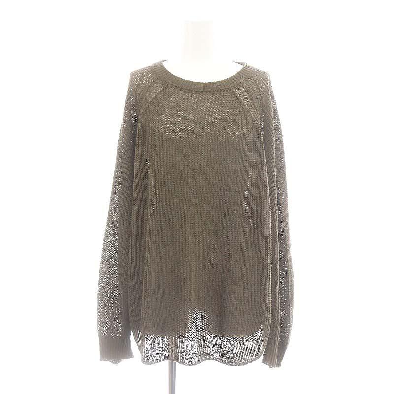 セントオブ SCENT OF AP STUDIO取り扱い 23SS HAZEL PullOver ニット セータ 長袖 リネン 茶 ブラウン /MF ■OS レディース 0hojIRwsiIMEV0KyCJCcdPEip2LDQC