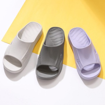 就是健康足弓拖鞋  舒適成雙組 霧黑+霧黑