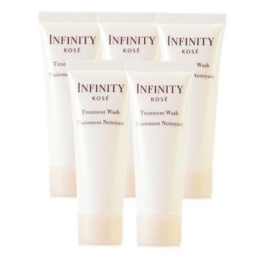 【KOSE 高絲】無限肌緻澄光精潤洗顏霜25g*5 (正統公司貨)