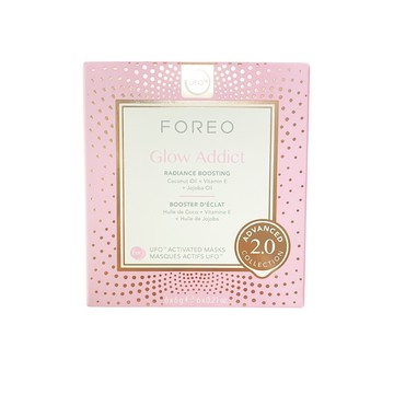 FOREO UFO 桃花粉亮皙晶煥面膜 6片