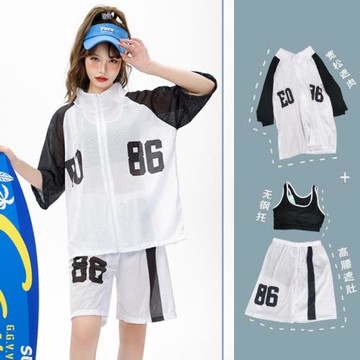 2026新款運動游泳衣女分體長褲平角保守顯瘦遮肚大碼罩衫學生泳裝