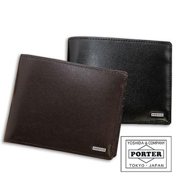 吉田包 PORTER 波特夾 兩折式皮夾 錢包 【SHEEN】 110-02928 男性 女性 折式錢包 迷你錢包 商用 正式 通勤 波特包 樂天｜KURA CHIKA by Porter 日本必買 | 日本樂天熱銷