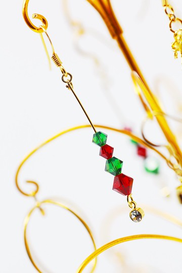 施華洛世奇聖夜耳针和耳夾