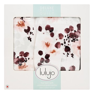 lulujo 竹纖維千層紗透氣四季毯 70%竹纖維 30%棉 muslin棉紗  120 x 120cm  平安樹