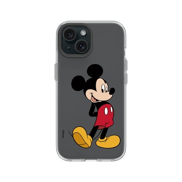 iPhone 15 Clear 透明 - 迪士尼-米奇 Mickey - 來！米奇站好
