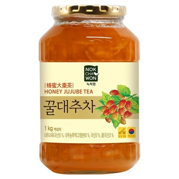 NOKCHAWON 綠茶園 蜂蜜風味紅棗茶果醬  1kg  1罐