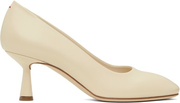 aeyde 灰白色 Giotta Nappa Leather 高跟鞋