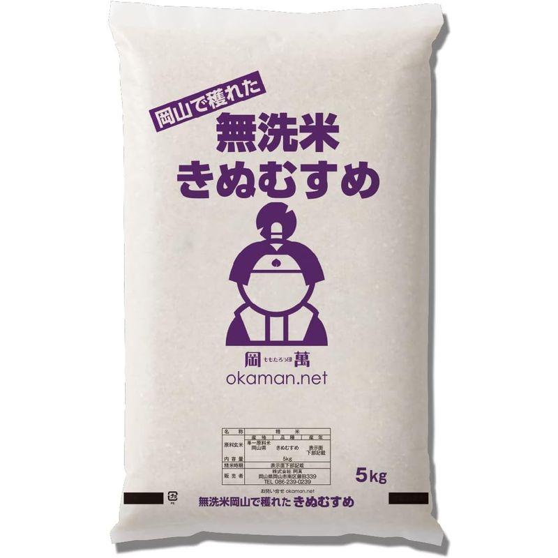 無洗米 4年産 お米 きぬむすめ 10kg (5kg×2袋) 岡山県産