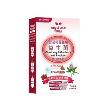 Angel LaLa~天使娜拉 聖潔莓-蔓越莓益生菌膠囊(30顆/盒)