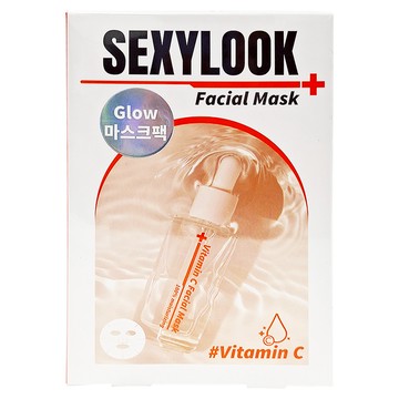 SEXYLOOK 西西露 韓國玻尿酸保濕嫩白原液面膜 27ml一片補水保濕  5入  1組