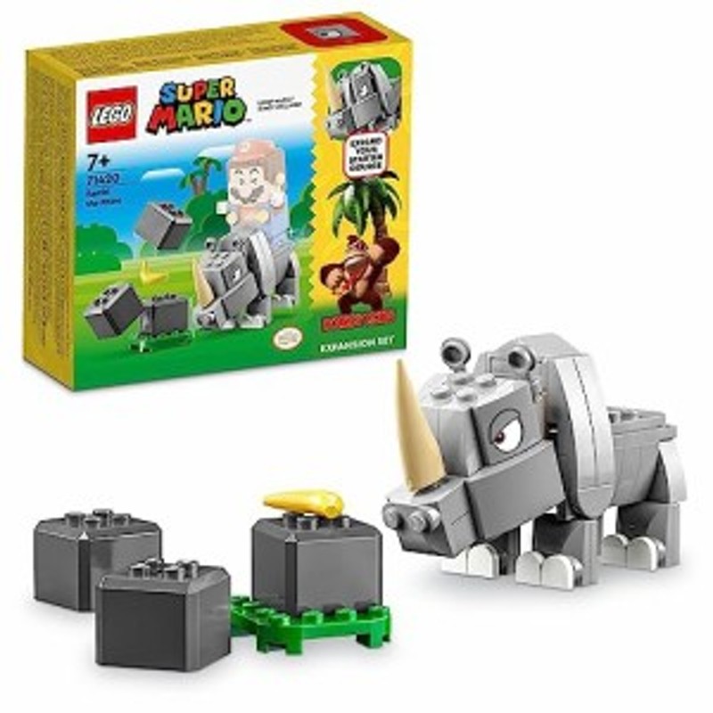 レゴ LEGO スーパーマリオ 走れ! サイのランビ 71420 おもちゃ レゴブロック 7歳 レゴマリオ 動物 サイ | LINEブランドカタログ