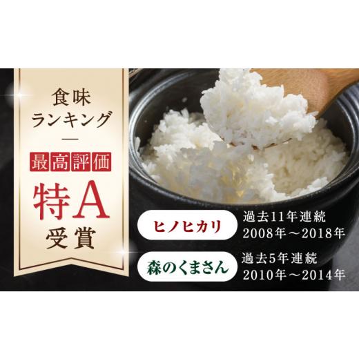 ふるさと納税 熊本県 山鹿市 ヒノヒカリ ・ 森のくまさん 白米 各5kg各5kg 精米 特A ヒ…