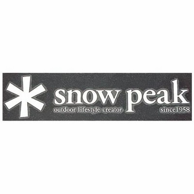 Snow Peak snow-peak スノーピーク ロゴステッカー NV004