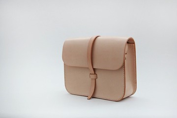 joydivision vintage新馬鞍包植鞣真皮復古手工方包通勤原色