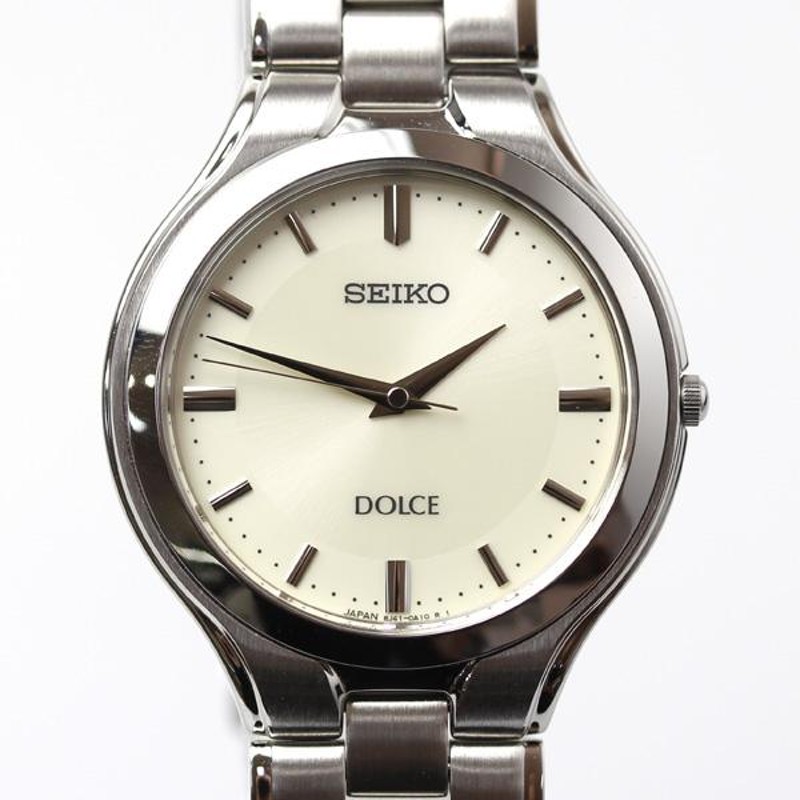 SEIKO セイコー DOLCE 腕時計 電池式 SACM107/8J41-0A10 メンズ 中古 美品 | LINEショッピング