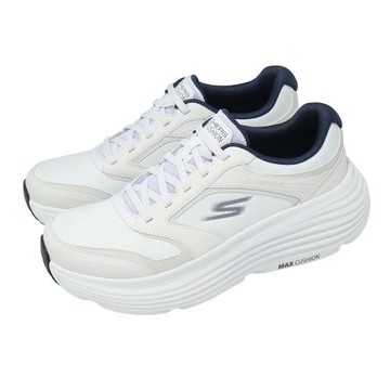 Skechers 慢跑鞋 Max Cushioning Endeavour 男鞋 白 厚底 運動鞋 220623WNV