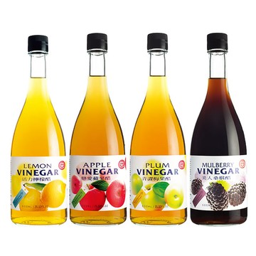 【十全】青澀梅果醋/活力檸檬醋/戀愛蘋果醋/美人桑椹醋 600ml(濃縮果醋)