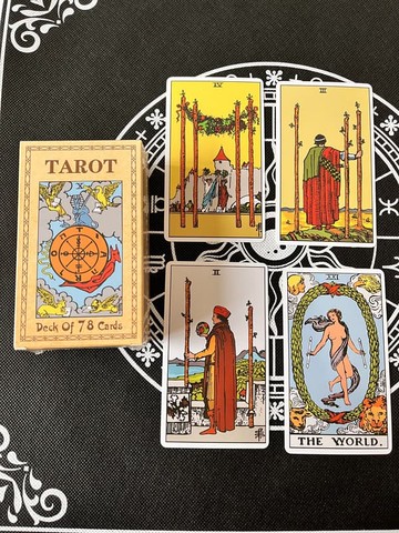 12*7cm Original Tarot Cards Deck原始塔羅牌英文塔羅牌桌遊