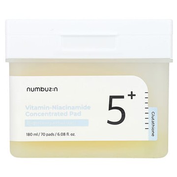 Numbuzin, 5 號濃縮維生素-煙醯胺棉片，70 片，6.08 液量盎司（180 毫升）