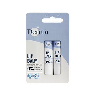 Derma 丹麥德瑪 小燭樹植萃護唇膏(兩件組) 4.8g*2【佳兒園婦幼館】