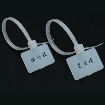 d206標籤 紮線帶 100入 紮帶 束線帶 扎線帶 尼龍扎帶 標示型 標牌 標籤 束帶