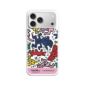 iPhone 17 Pro Max SolidX 白 - Keith Haring - Icons