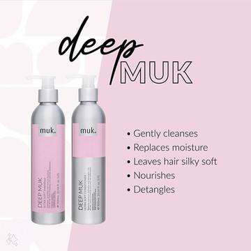 MUK 柔絲二入組(洗髮乳 + 護髮素)300ml - 柔絲護髮素300ml