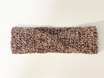 鈎織混色棉線髮帶