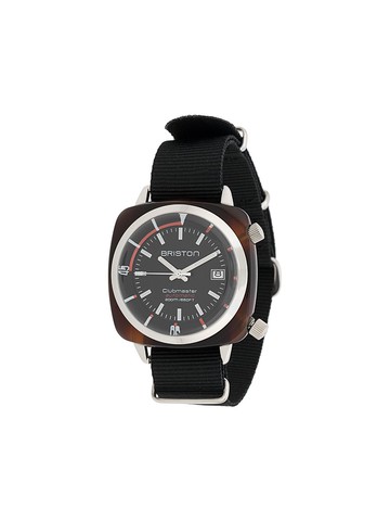 Briston Watches - Clubmaster Diver 42mm - men - Acetate/glass/stainless steel - One Size - Black