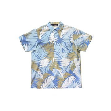 美國大葉片圖騰夏威夷襯衫