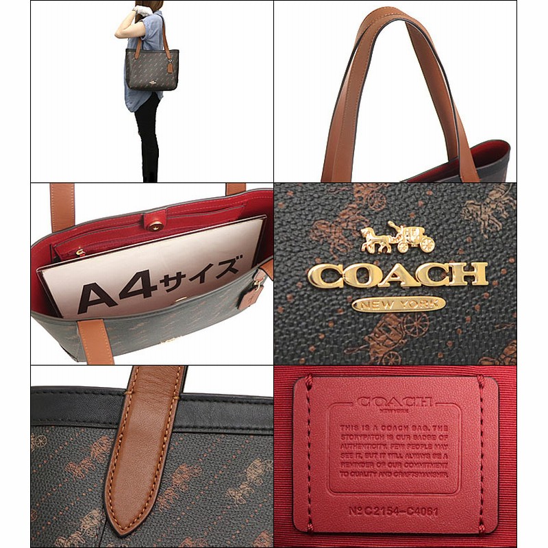 COACH トートバッグ C4061 アンド キャリッジ ドットプリント | www