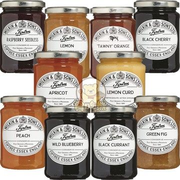 *貪吃熊*英國 Tiptree 緹樹 果醬 英國皇室御用 水蜜桃 黑醋栗 黑櫻桃 檸檬蛋黃 無花果 無籽覆盆子 吐司果醬