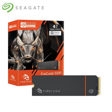 希捷 SEAGATE FireCuda 530R 散熱片4TB (ZP4000GM3A073) G4×4 PCIe